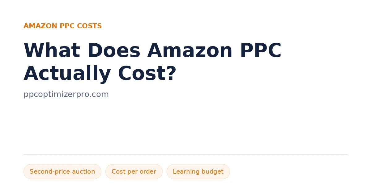 What Does Amazon PPC Actually Cost?